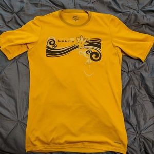 Patagonia performance base layer yellow medium